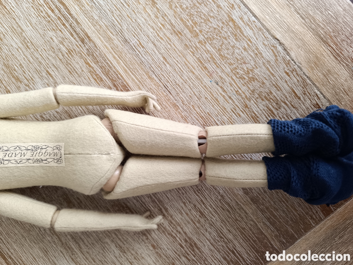 Mu&ntilde;ecas modernas: Mu&ntilde;eca fieltro marca Maggie iacono - Foto 18