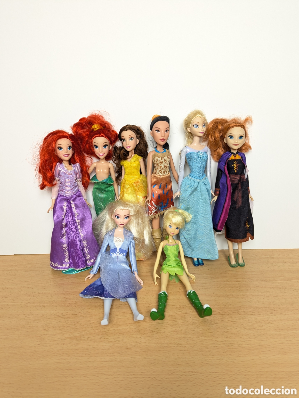 Mu&ntilde;ecas modernas: Lote 8 mu&ntilde;ecas princesas Disney - Foto 1