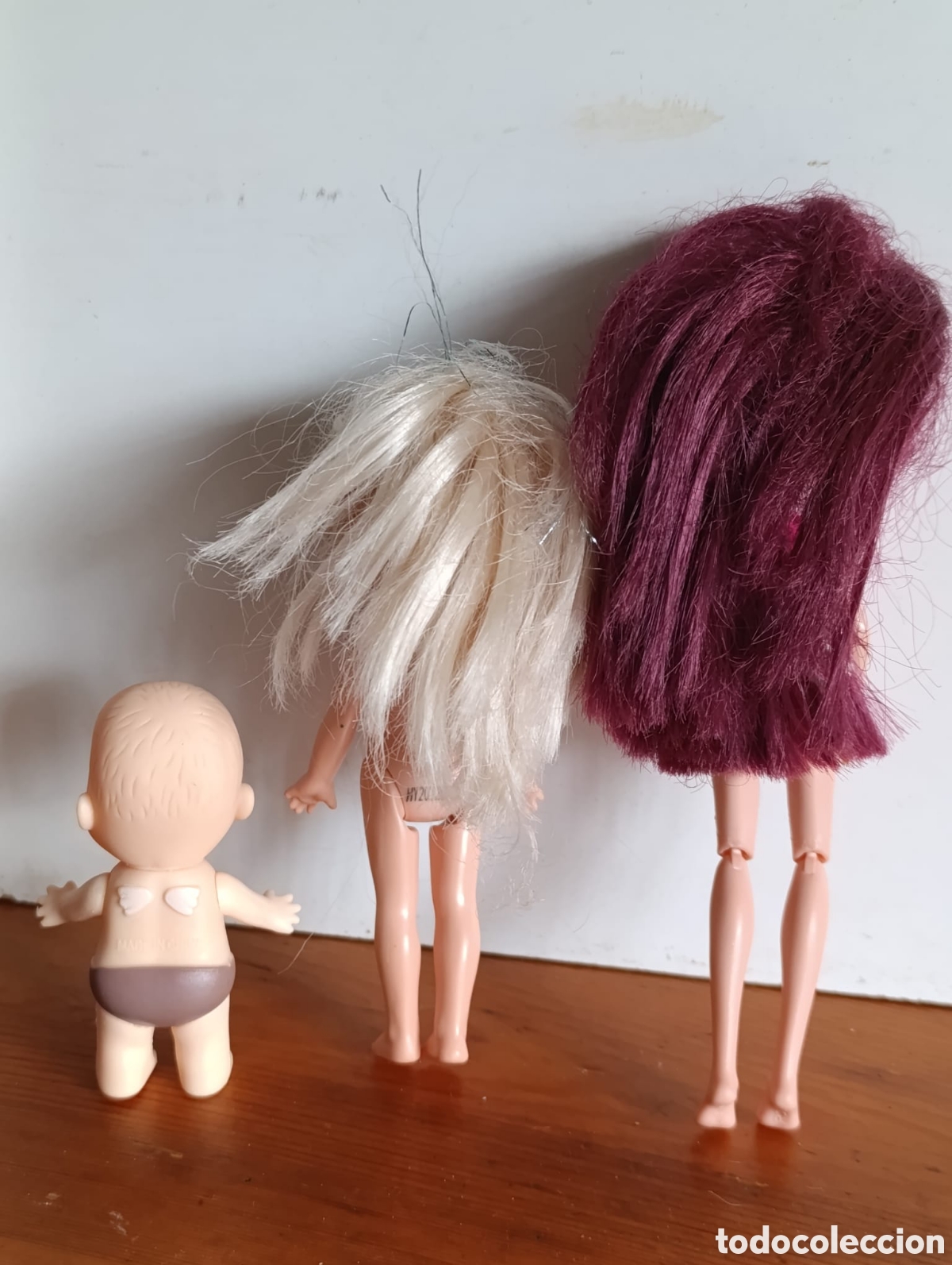 Mu&ntilde;ecas modernas: LOTE DE TRES / MINI - MU&Ntilde;ECAS / DE PVC - Foto 3