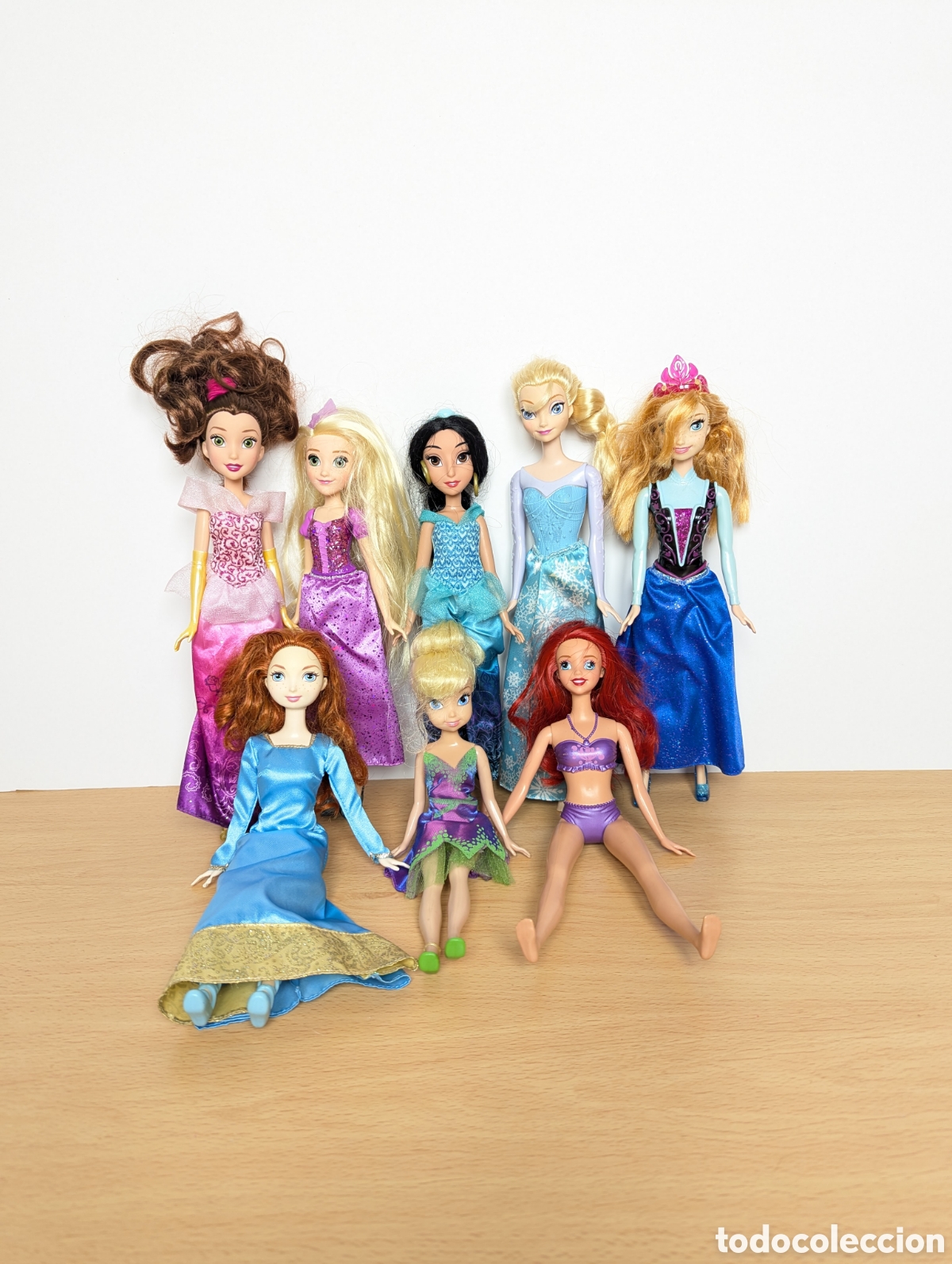 Mu&ntilde;ecas modernas: Lote 8 Mu&ntilde;ecas Princesas Disney - Foto 1
