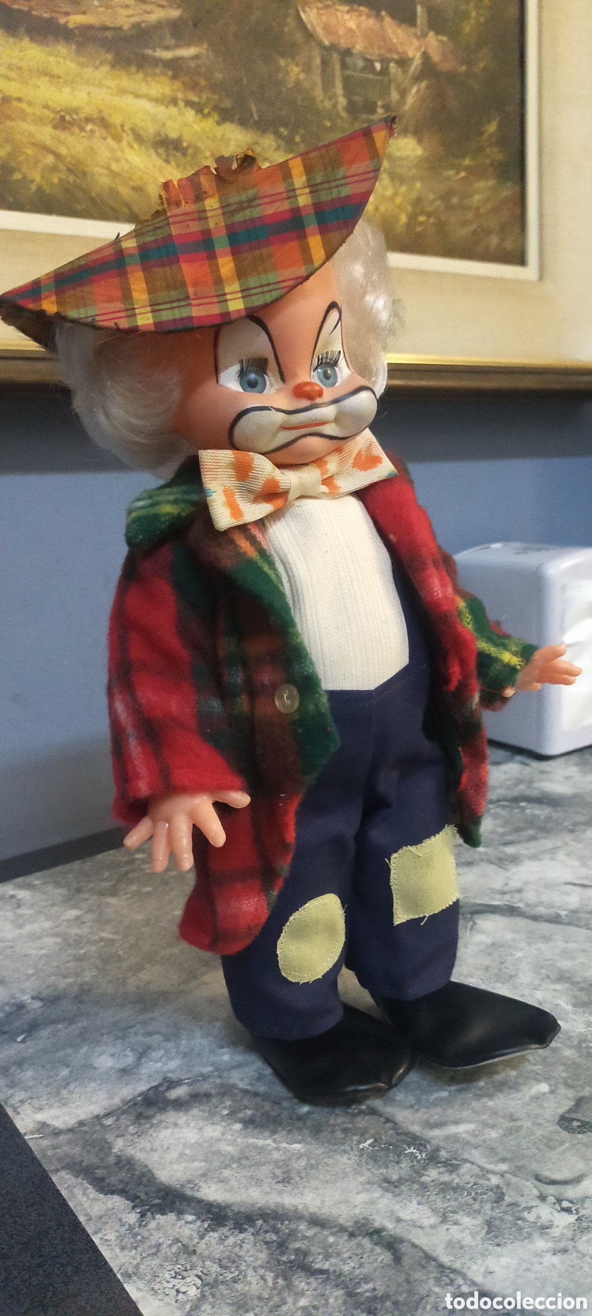 Mu&ntilde;ecas modernas: Simp&aacute;tico Payaso vintage - Foto 3