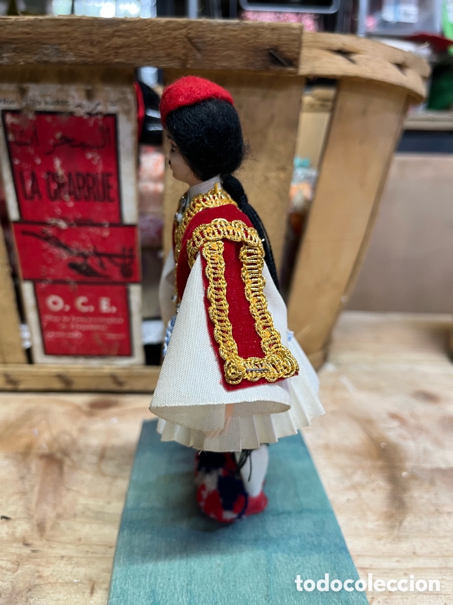 Mu&ntilde;ecas modernas: Mu&ntilde;eca antigua de colecci&oacute;n Grecia - Foto 2