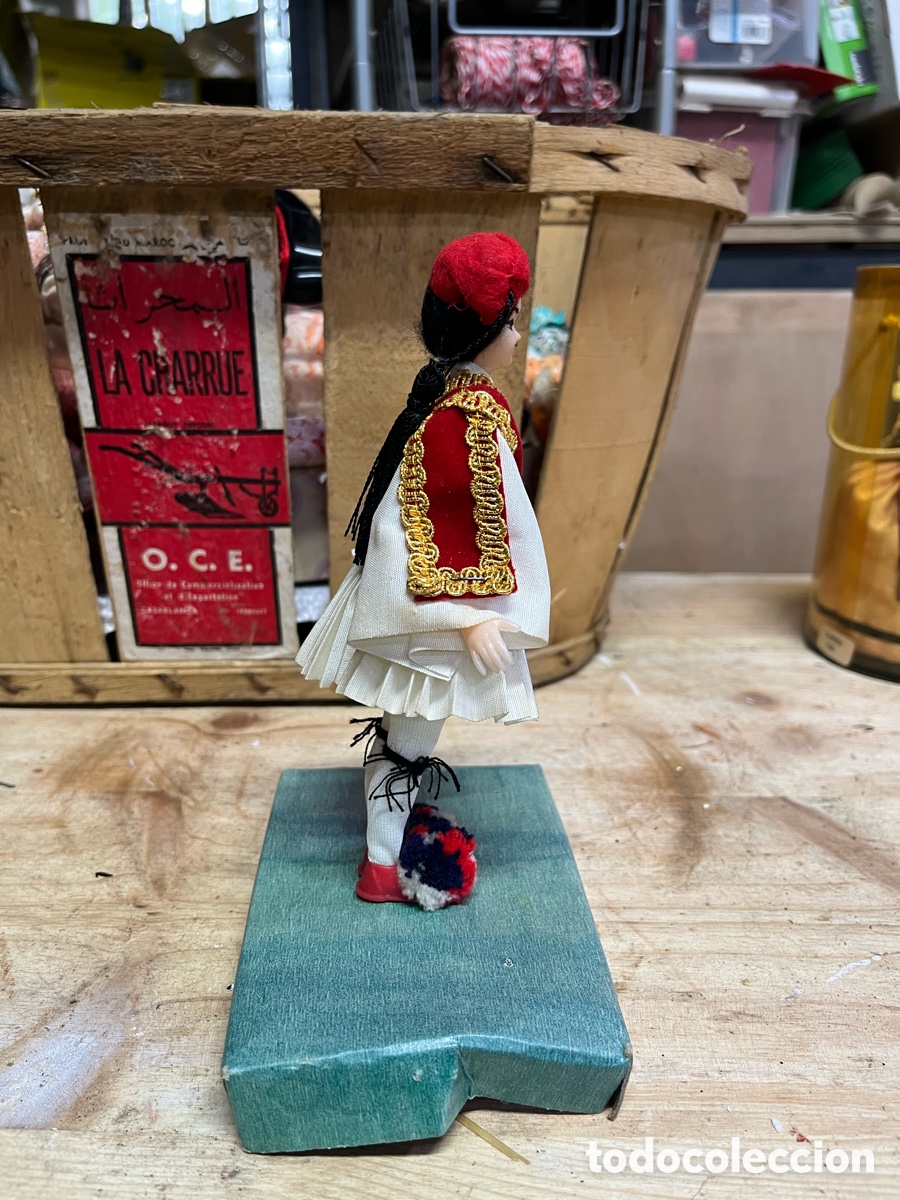 Mu&ntilde;ecas modernas: Mu&ntilde;eca antigua de colecci&oacute;n Grecia - Foto 4