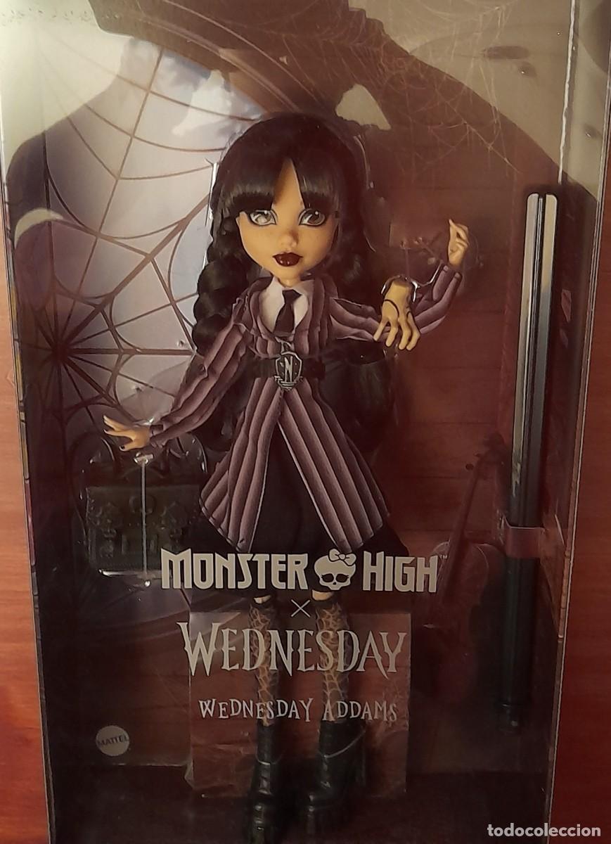 Mu&ntilde;ecas modernas: Mu&ntilde;eca Monster High, Wednesday Addams - Foto 1