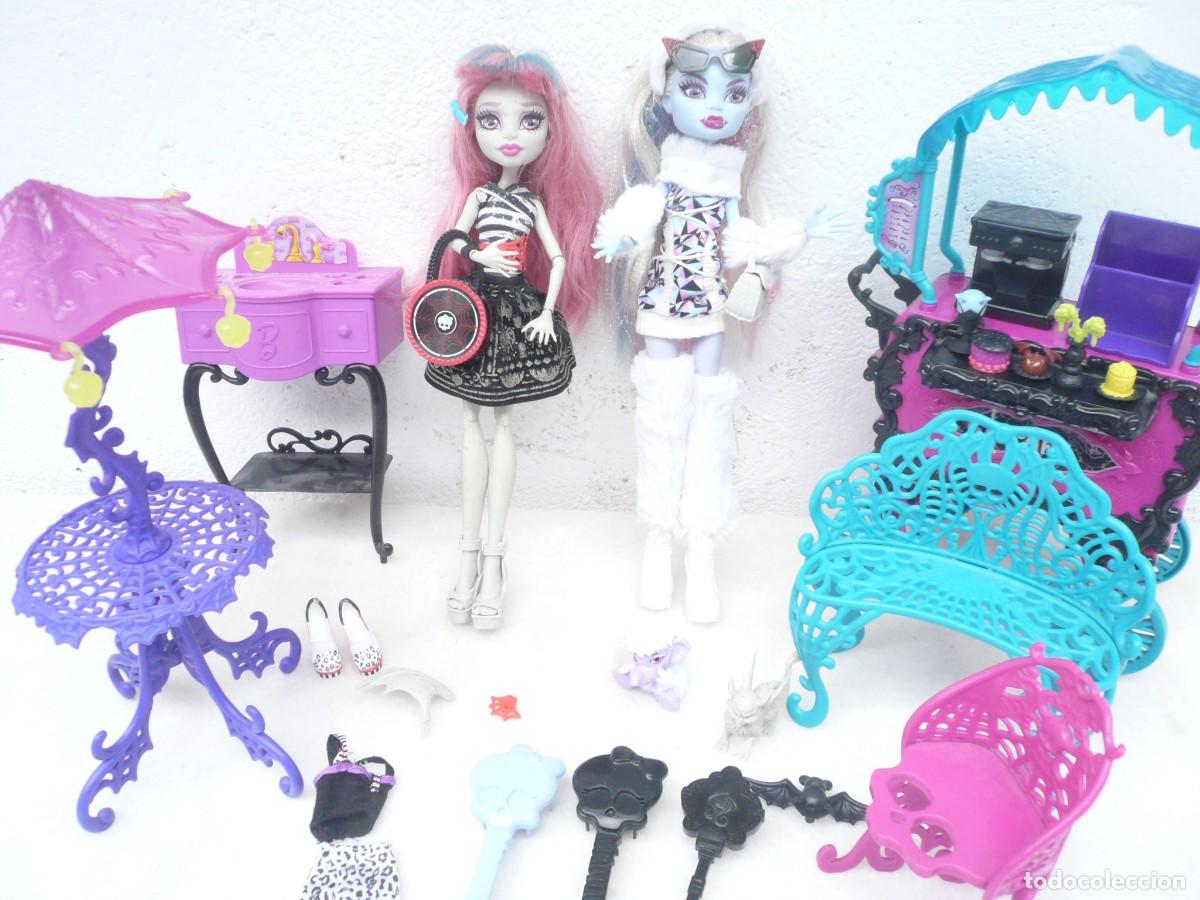 Mu&ntilde;ecas modernas: LOTE DOS MU&Ntilde;ECAS MONSTER MATTEL, MUEBLES Y COMPLEMENTOS - Foto 4