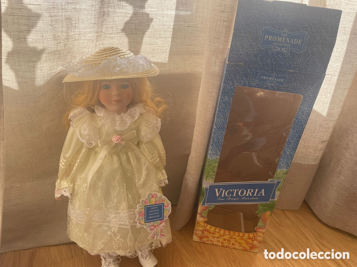 Mu&ntilde;ecas modernas: Mu&ntilde;eca de porcelana. Victoria - Foto 2