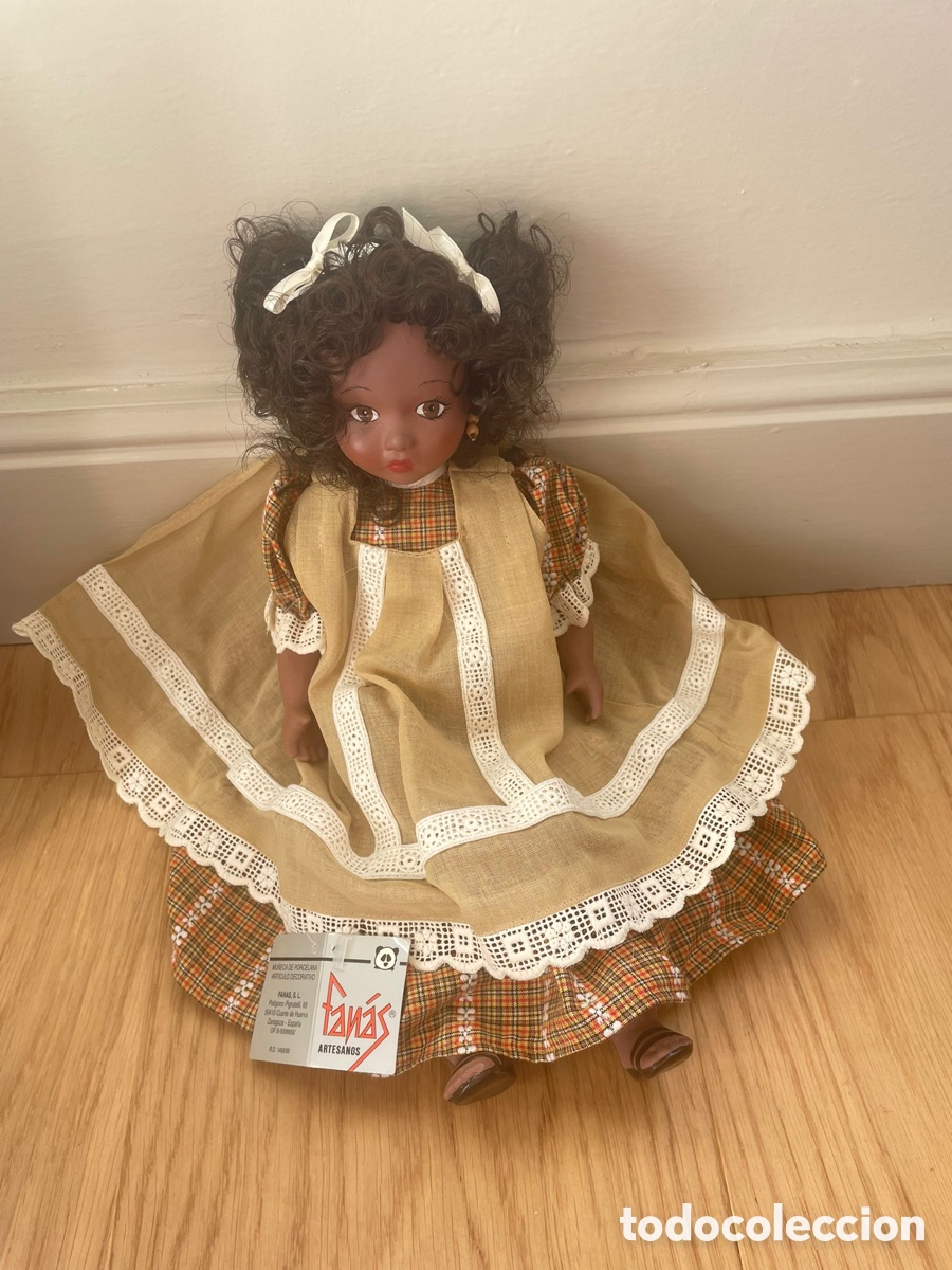 Mu&ntilde;ecas modernas: Mu&ntilde;eca de porcelana Fan&aacute;s - Foto 1