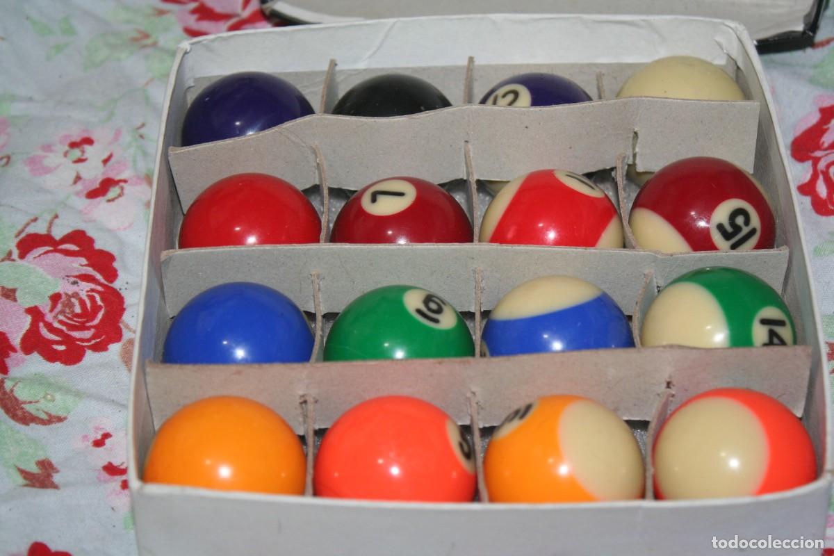 Mu&ntilde;ecas modernas: JUEGO COMPLETO DE BOLAS BILLAR - Foto 2