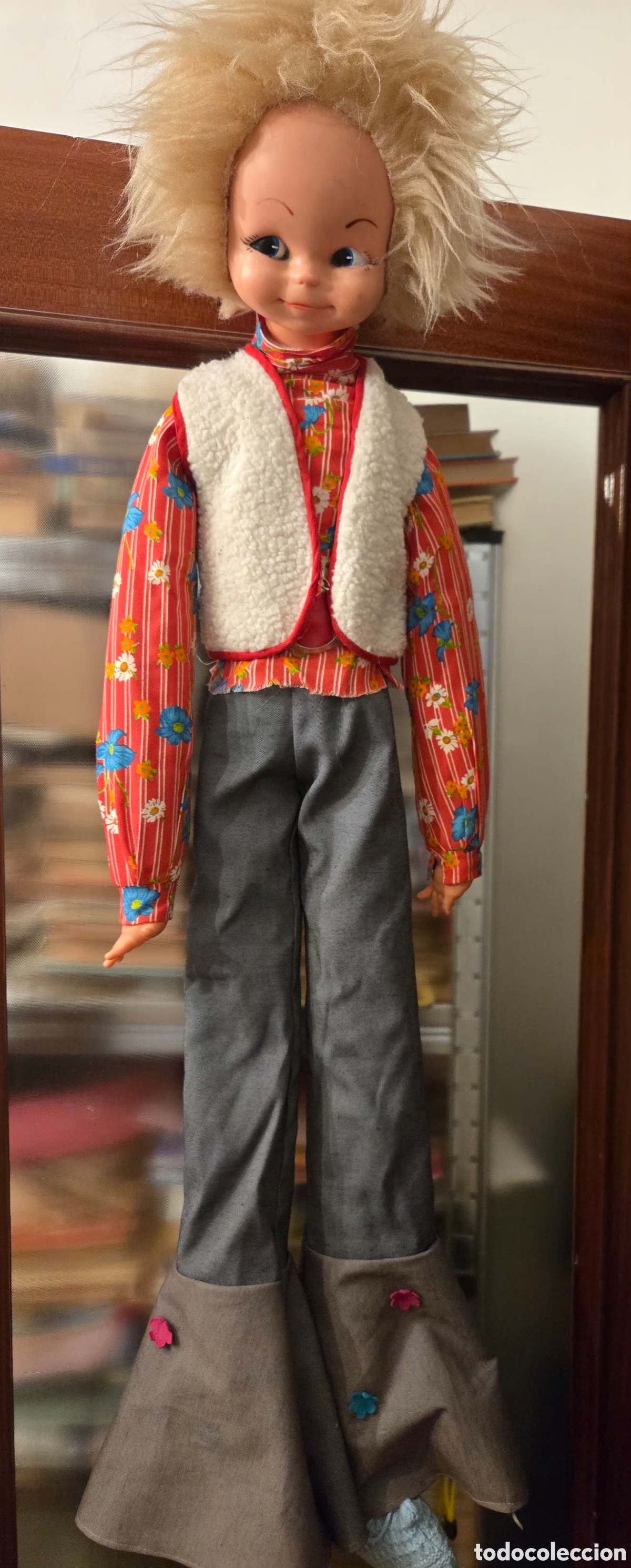 Mu&ntilde;ecas modernas: Gran mu&ntilde;eco hippy a&ntilde;os 70 - Foto 2