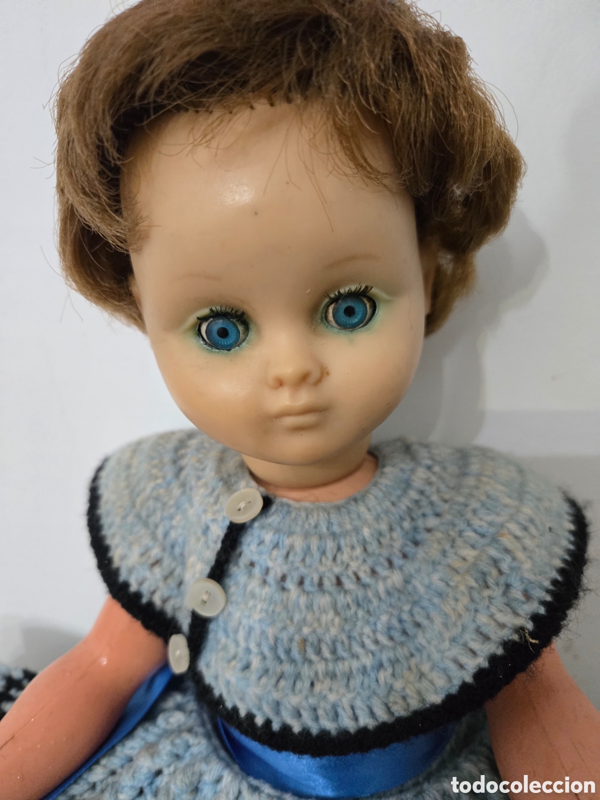 Mu&ntilde;ecas modernas: Antigua mu&ntilde;eca francesa &rdquo;Bella&rdquo; - Foto 3