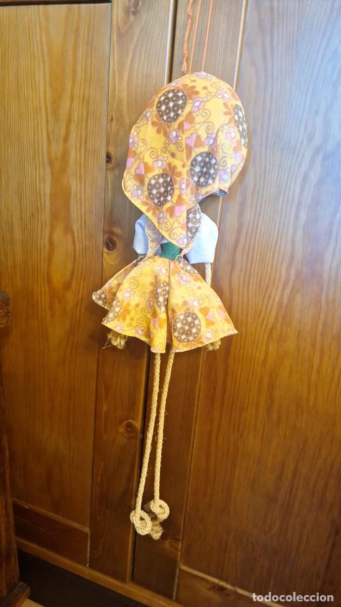Mu&ntilde;ecas modernas: Curiosa Mu&ntilde;eca de Trapo, saco y cuerda. - Foto 4