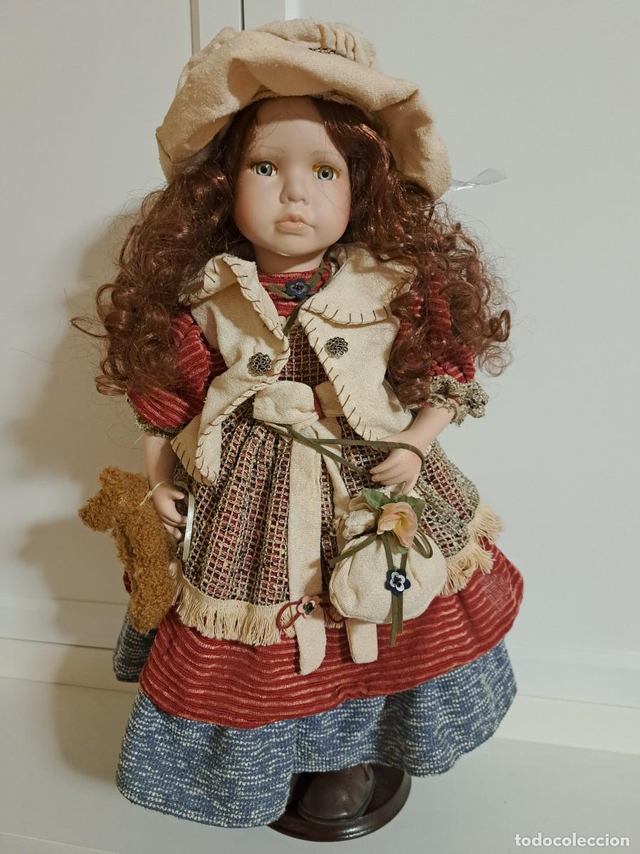 Mu&ntilde;ecas modernas: Mu&ntilde;eca de porcelana 60 cm. - Foto 1