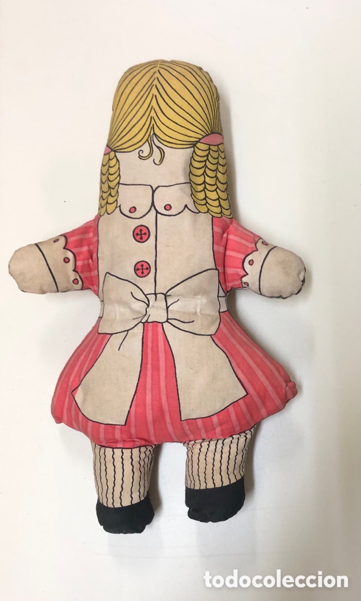 Mu&ntilde;ecas modernas: Mu&ntilde;eca vintage de trapo - Foto 2