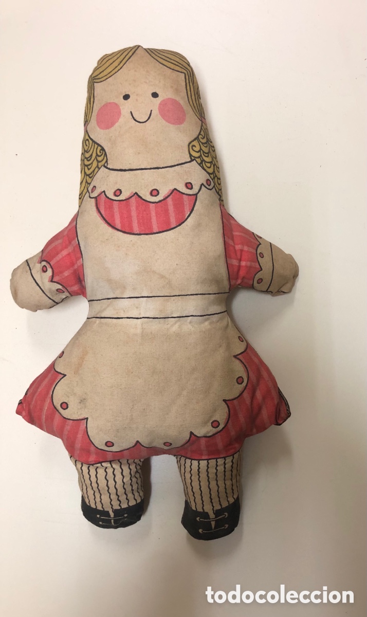 Mu&ntilde;ecas modernas: Mu&ntilde;eca vintage de trapo - Foto 1