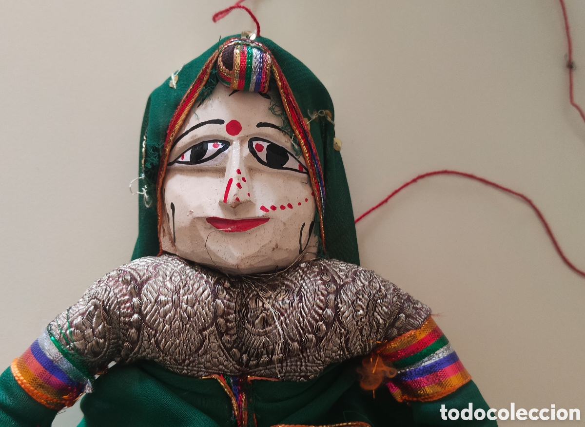 Mu&ntilde;ecas modernas: Marioneta de hilo. Kathputli India - Foto 4