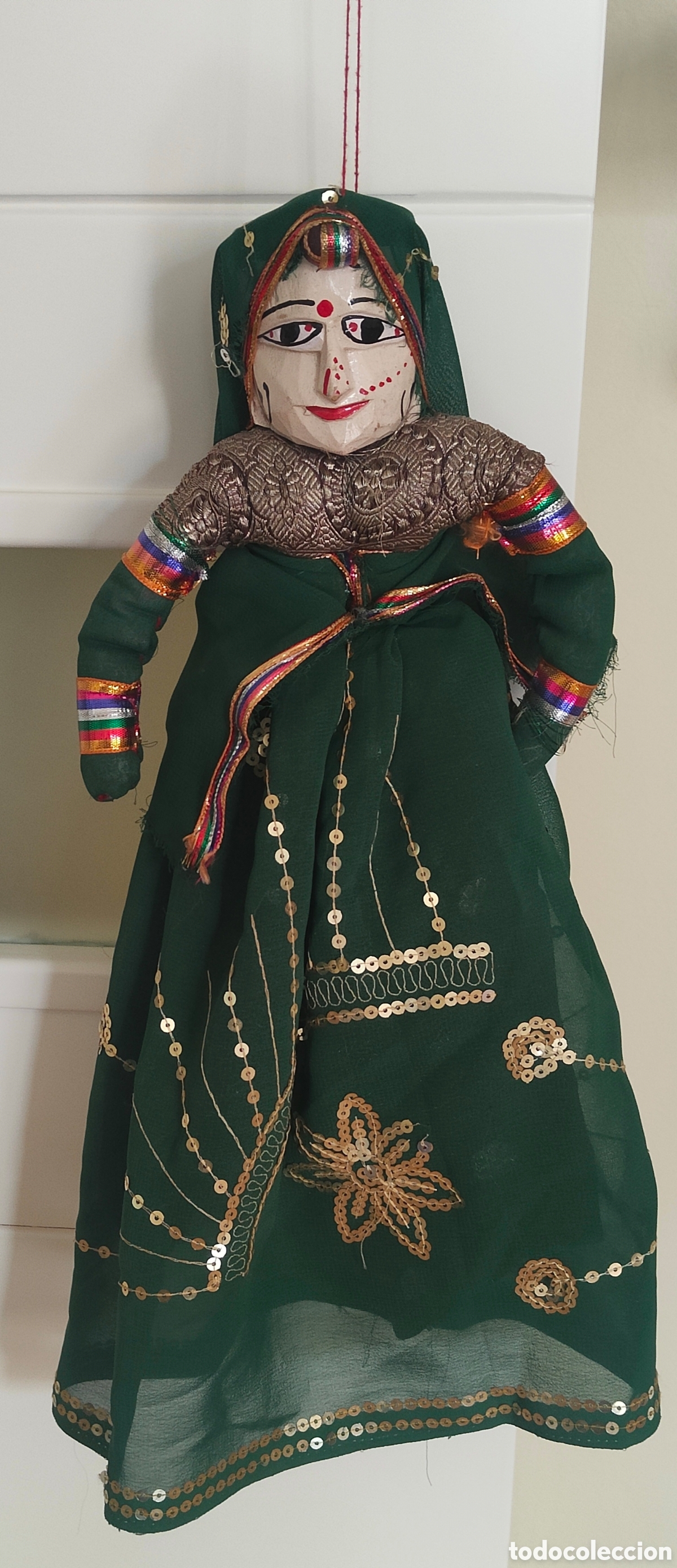 Mu&ntilde;ecas modernas: Marioneta de hilo. Kathputli India - Foto 1