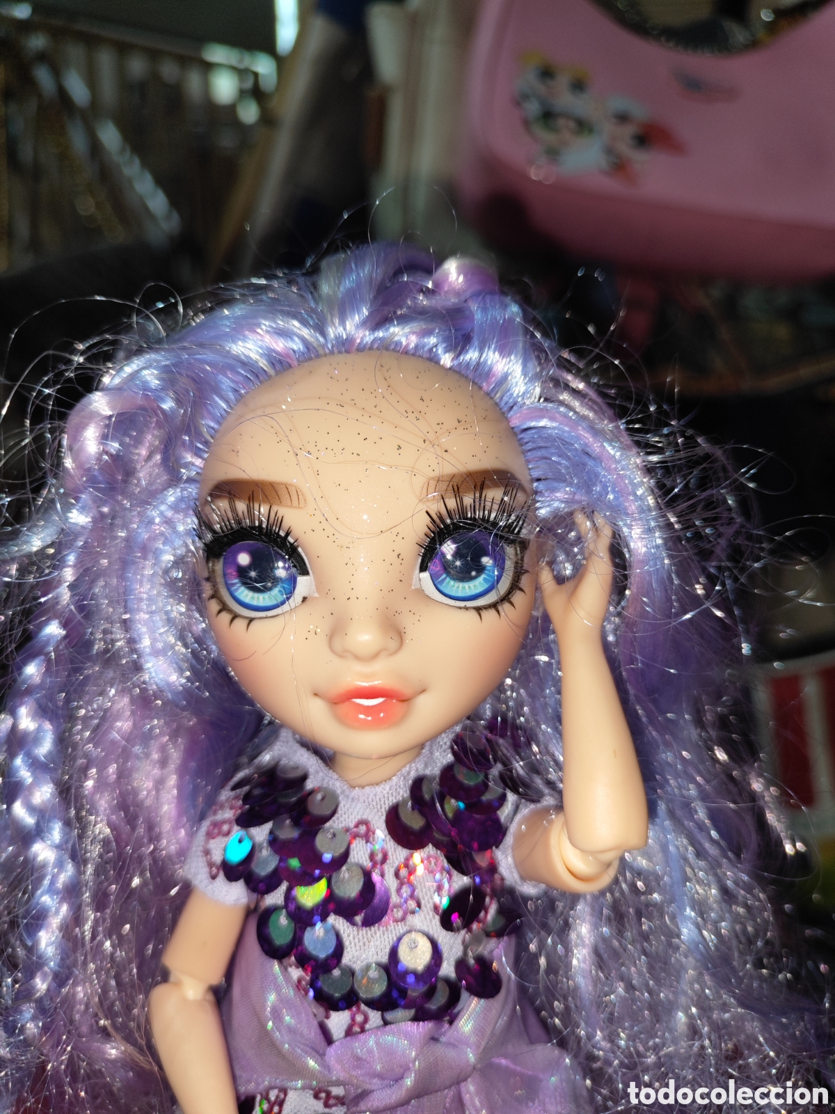 Mu&ntilde;ecas modernas: Mu&ntilde;eca Rainbow high Violet 2019 MGA - Foto 2