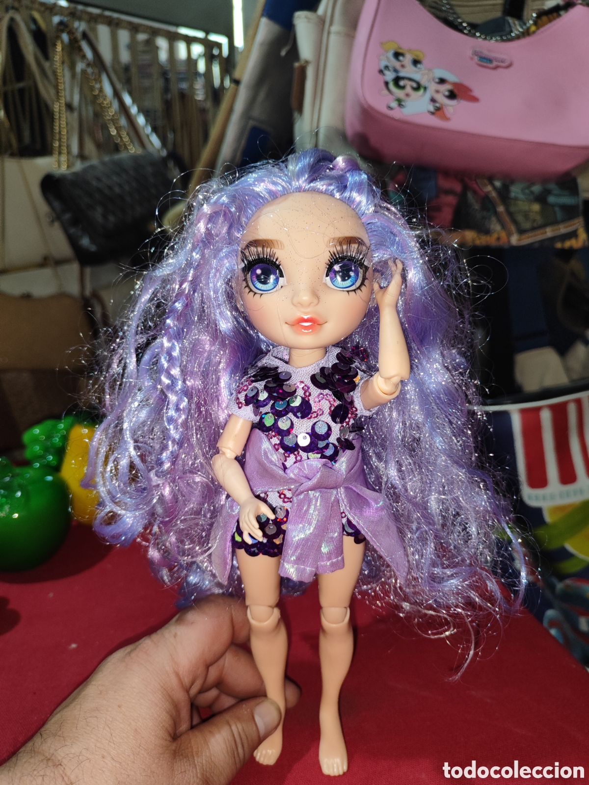 Mu&ntilde;ecas modernas: Mu&ntilde;eca Rainbow high Violet 2019 MGA - Foto 1