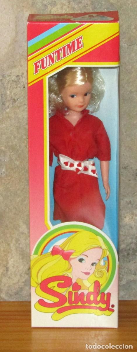 Mu&ntilde;ecas Modernas: ANTIGUA MU&Ntilde;ECA SINDY FUNTIME, DE PEDIGREE - NUEVA Y EN SU CAJA ORIGINAL - A&Ntilde;OS 80