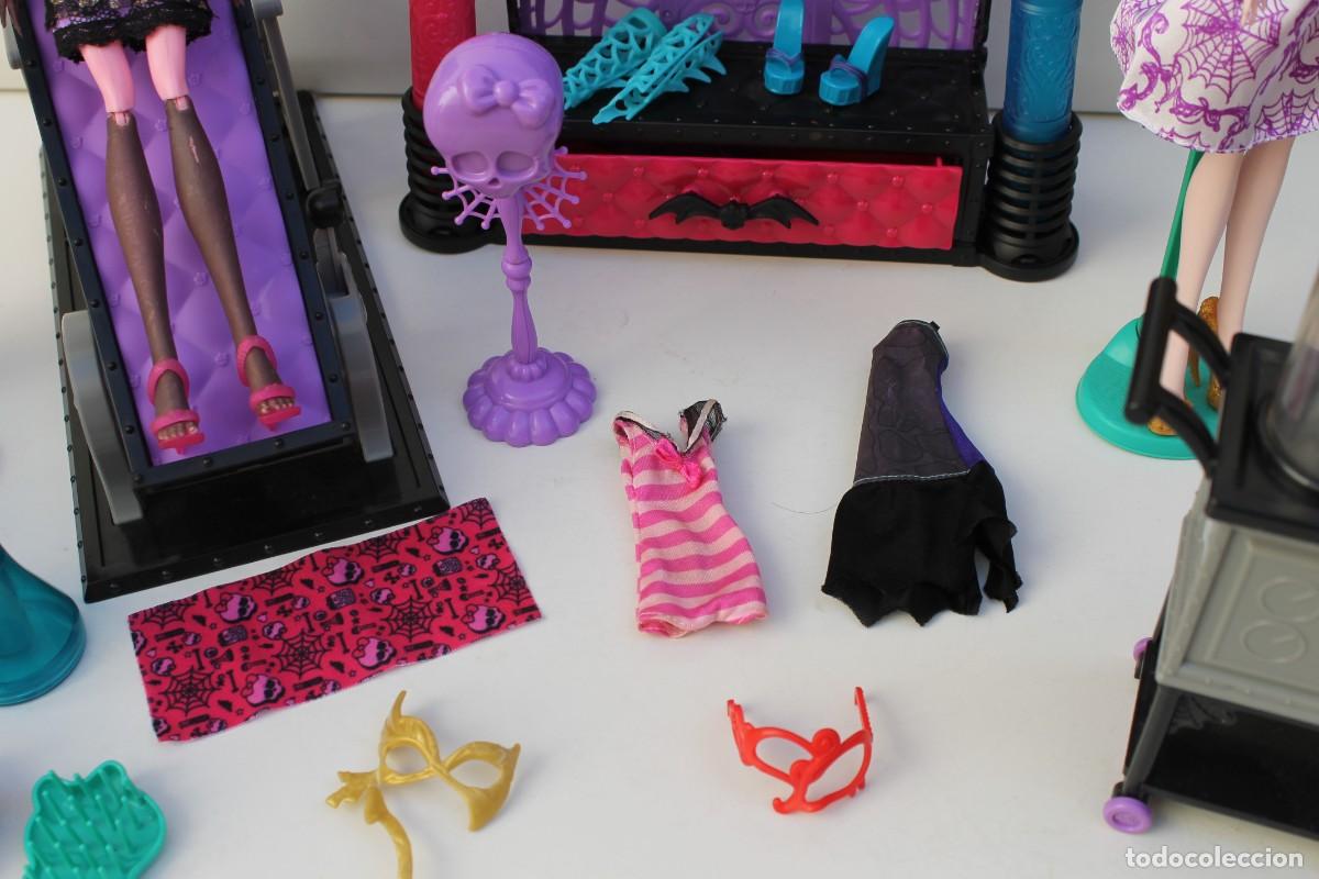 Mu&ntilde;ecas modernas: MONSTER HIGH- LOTE DE TRES MU&Ntilde;ECAS MAS COMPLEMENTOS - Foto 4