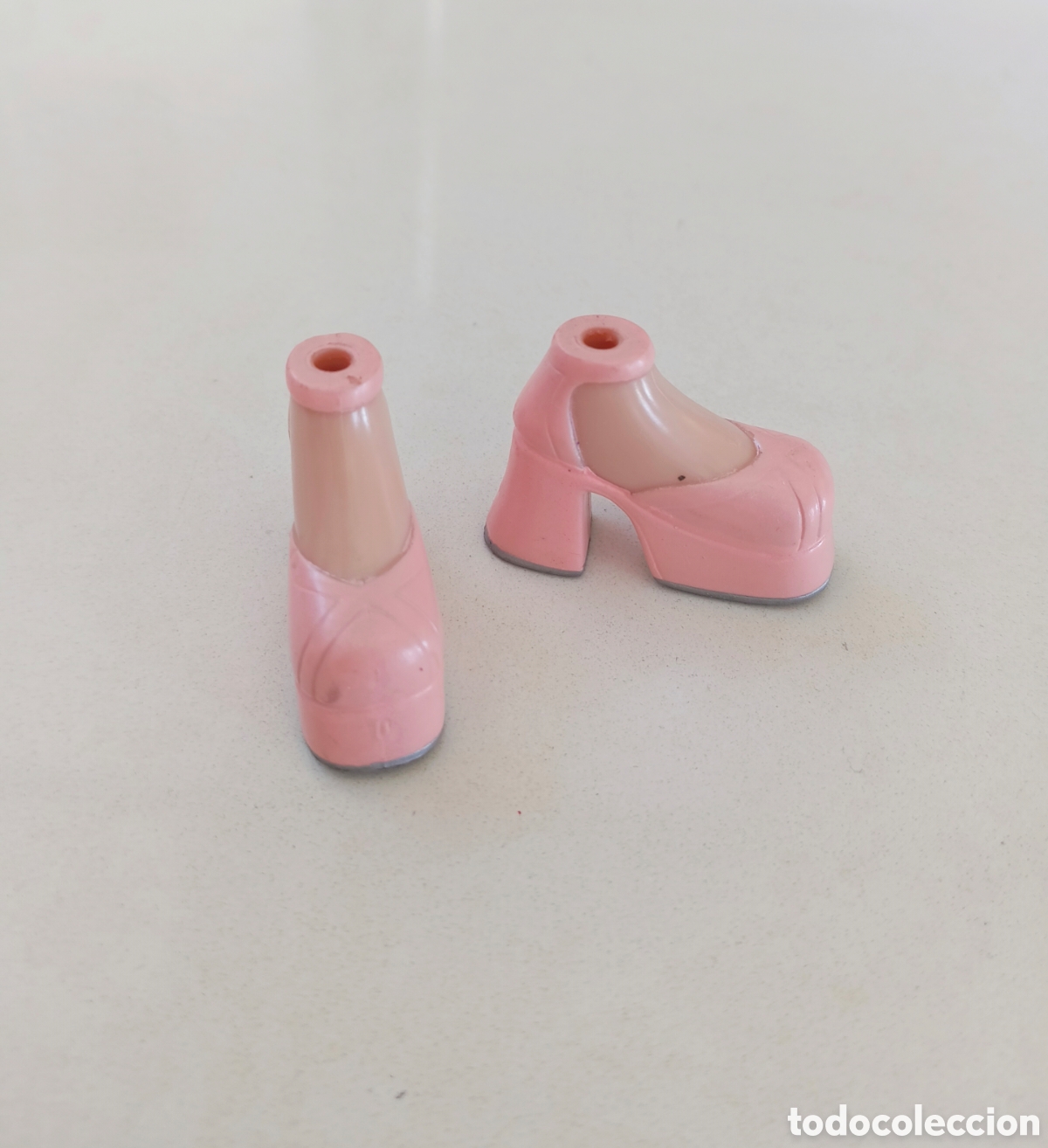 Moderne Puppen: Bratz Flaunt It Cloe 2002 V2 zapatos de tac&oacute;n rosa salm&oacute;n MGA