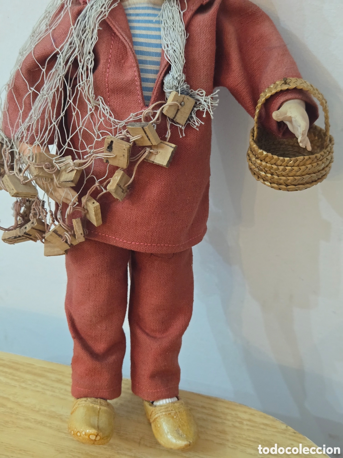 Mu&ntilde;ecas modernas: Antiguo mu&ntilde;eco pescador - Foto 3