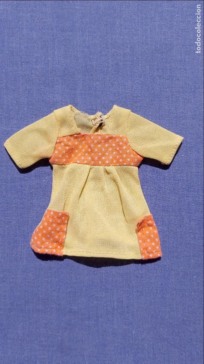 Mu&ntilde;ecas Modernas: Antigua camisa original del conjunto Casual Day de mu&ntilde;eca Sindy de Pedigree de 1974