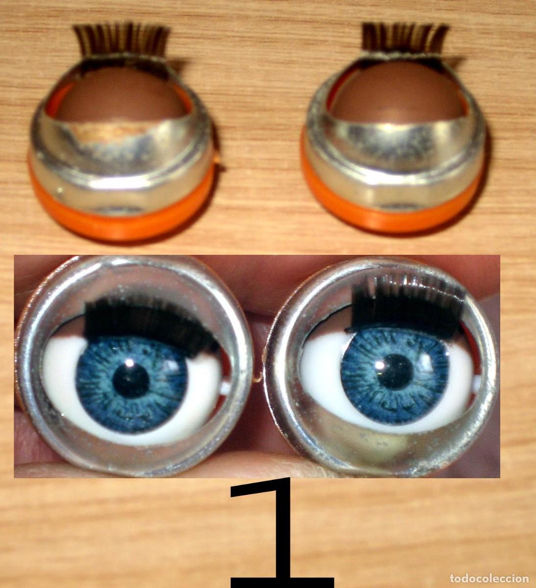 Mu&ntilde;ecas Modernas: OJOS MARRONES PARA MU&Ntilde;ECA CAROLINA DE BEYMOL VENTA DIRECTA 5 &euro;