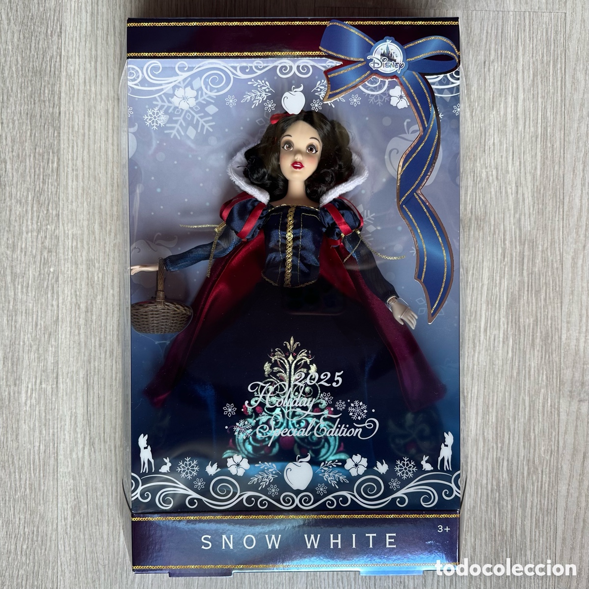 Mu&ntilde;ecas Modernas: Mu&ntilde;eca navide&ntilde;a edici&oacute;n especial Blancanieves 2025 (28&nbsp;cm), Disney Store.