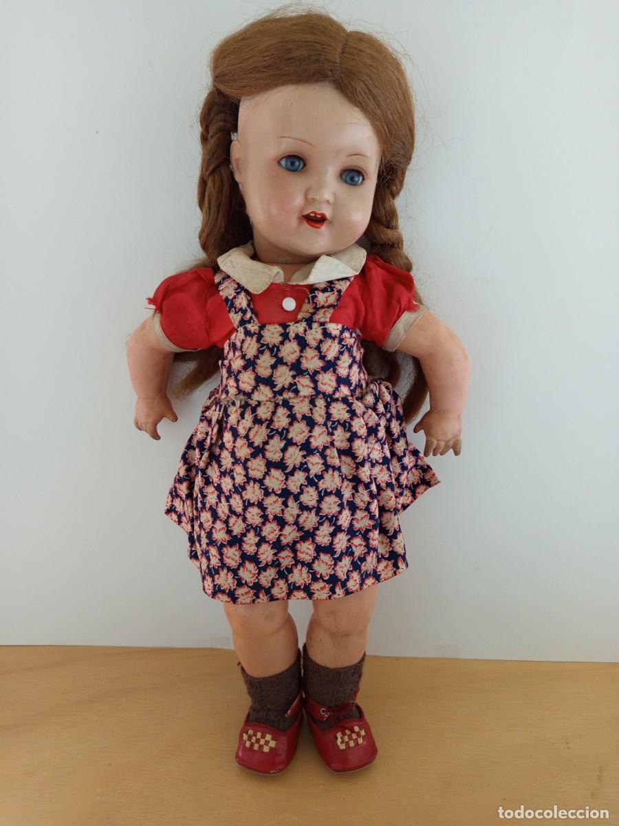 Mu&ntilde;ecas modernas: Mu&ntilde;eca antigua A.M.966 3 1/2 - Foto 1