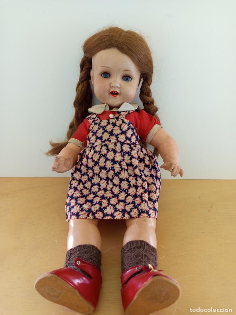 Mu&ntilde;ecas modernas: Mu&ntilde;eca antigua A.M.966 3 1/2 - Foto 2