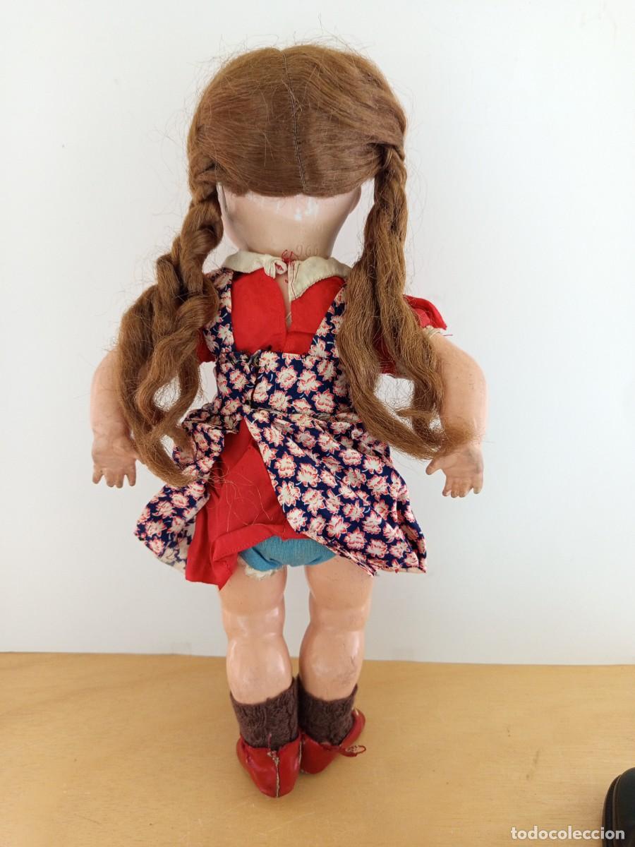 Mu&ntilde;ecas modernas: Mu&ntilde;eca antigua A.M.966 3 1/2 - Foto 3