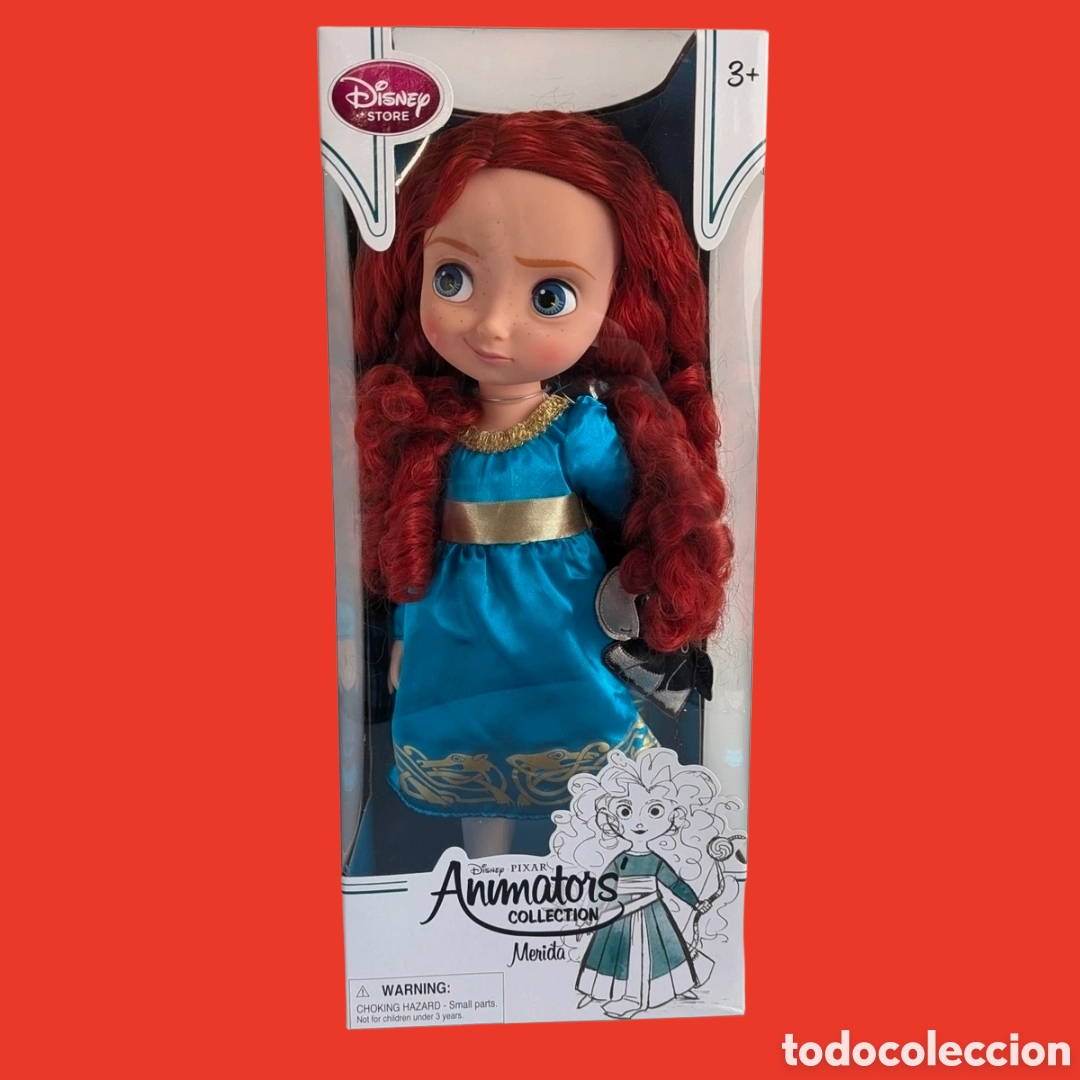 Mu&ntilde;ecas Modernas: Mu&ntilde;eca Merida Disney Animators Collection Nueva en Caja