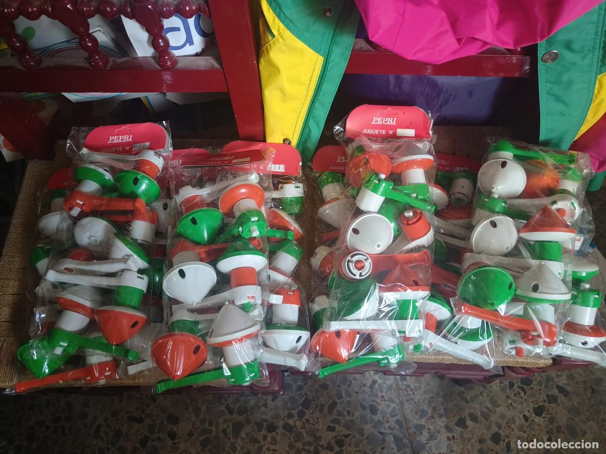 Mu&ntilde;ecas Modernas: Lote de 10 bolsas sin abrirde peonzas marca Pepri original vintage a&ntilde;os 70 80