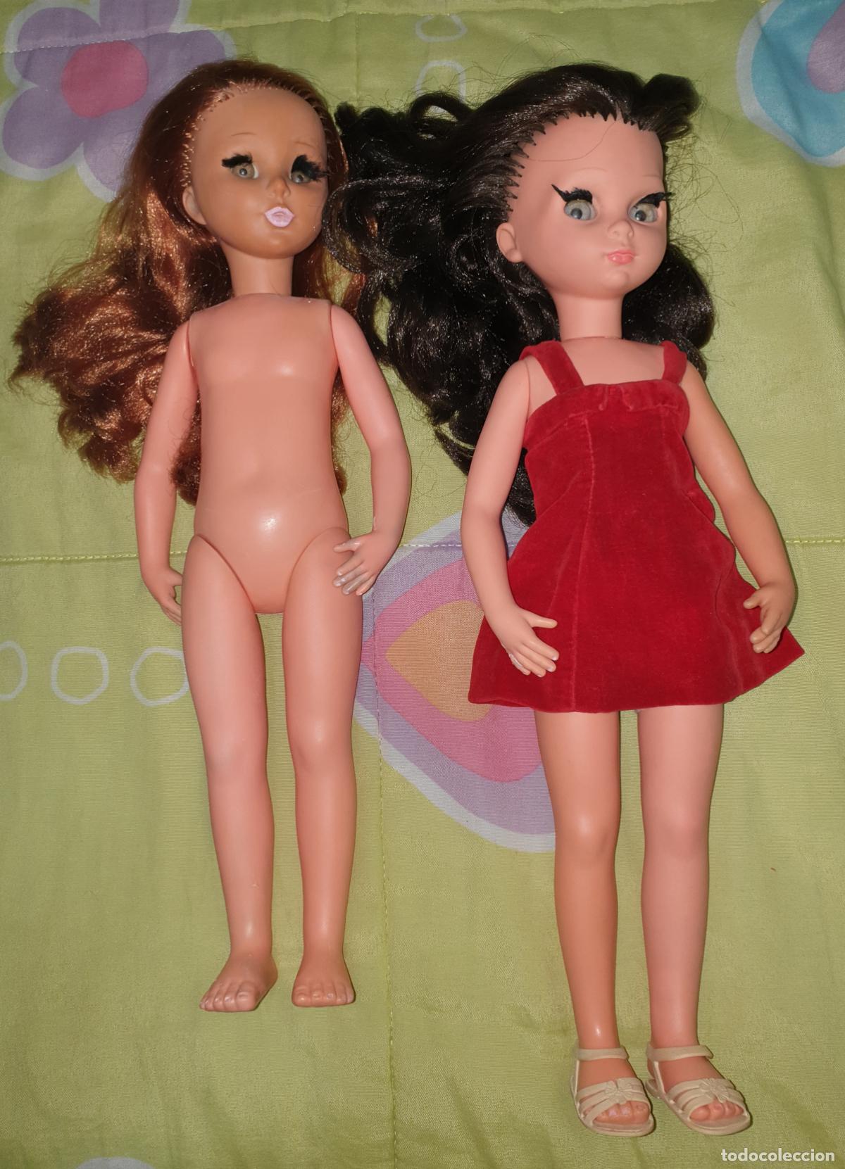 Mu&ntilde;ecas Modernas: LOTE 2 MU&Ntilde;ECAS FURGA SHEILA Y SUSANNA a&ntilde;os 60