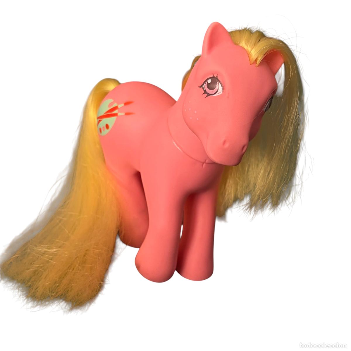 Mu&ntilde;ecas Modernas: Paintingtime My little pony 1987 Hasbro Mi peque&ntilde;o poni version espa&ntilde;ola g1 Schooltime Painting time