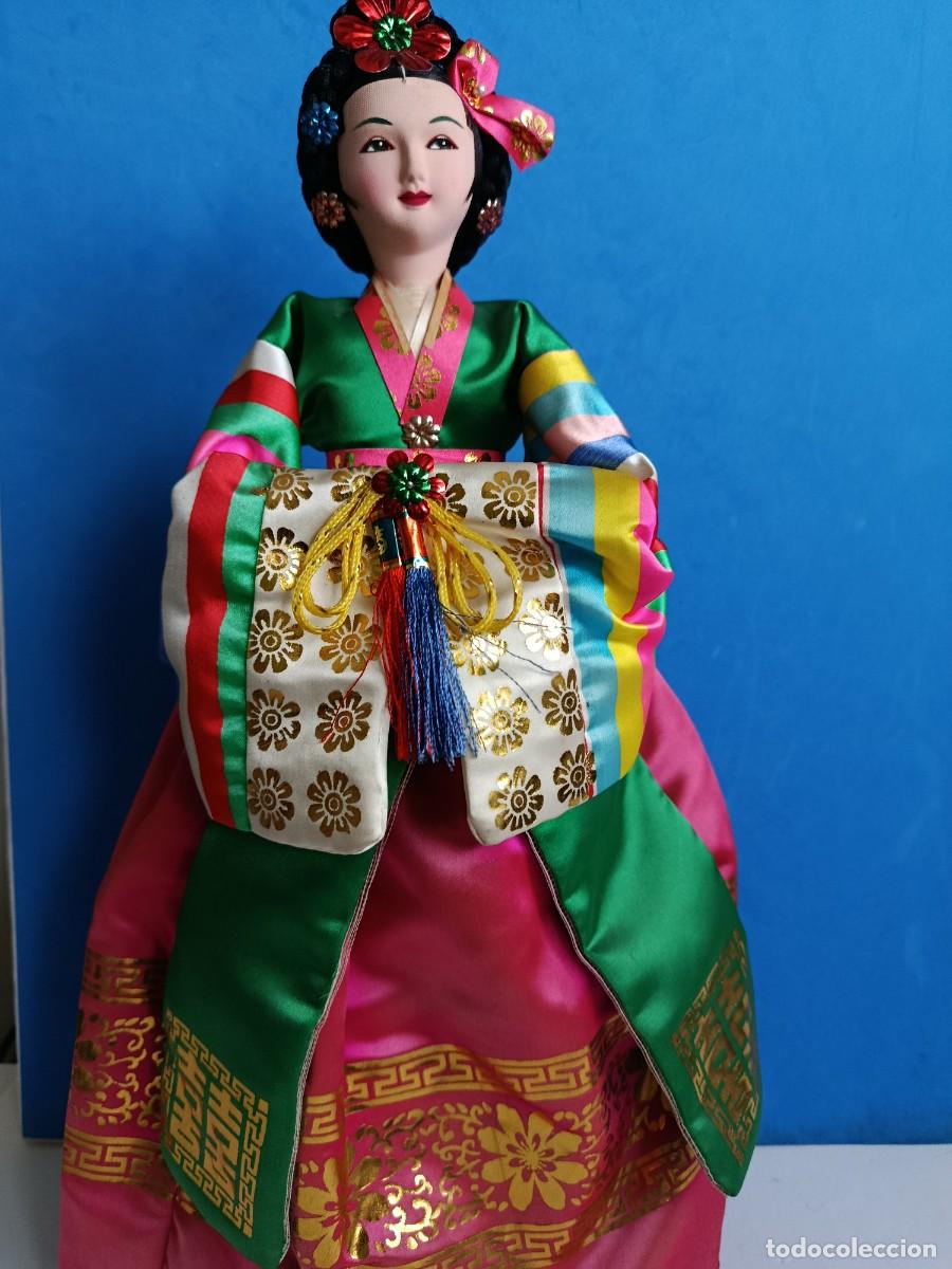 Mu&ntilde;ecas Modernas: MU&Ntilde;ECA O FIGURA COREANA VESTIDA DE NOVIA. HANBOK