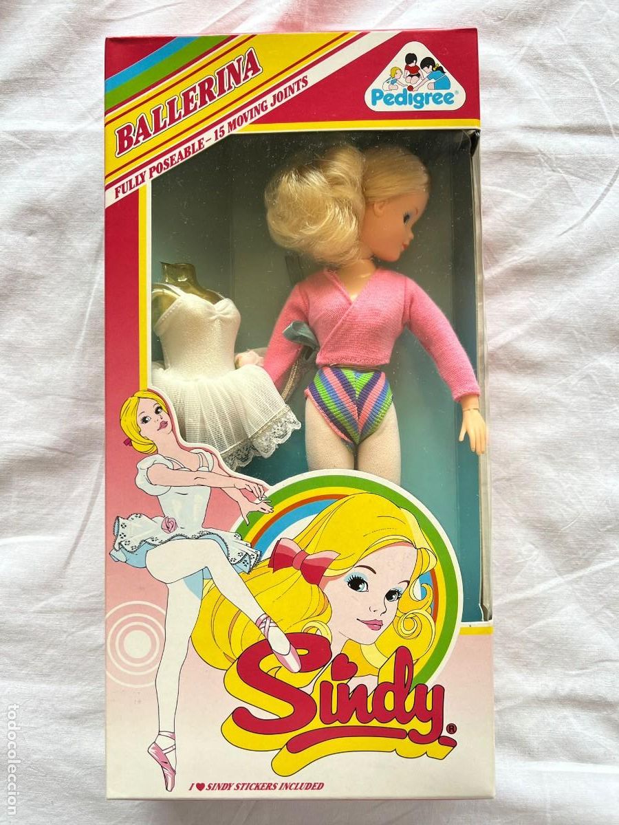 Mu&ntilde;ecas Modernas: Sindy Ballerina Doll Nueva en Caja 1986 Vintage Pedigree