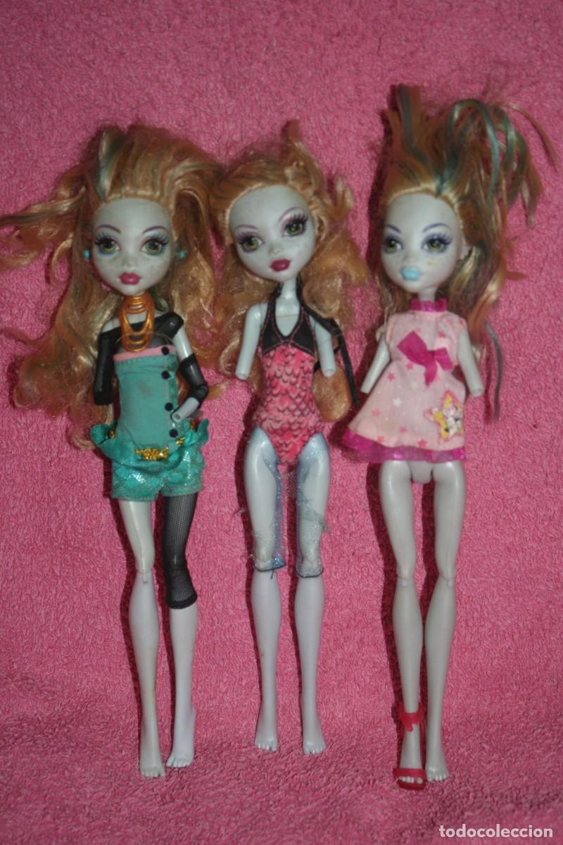 Mu&ntilde;ecas Modernas: lote tres monster high lagoona