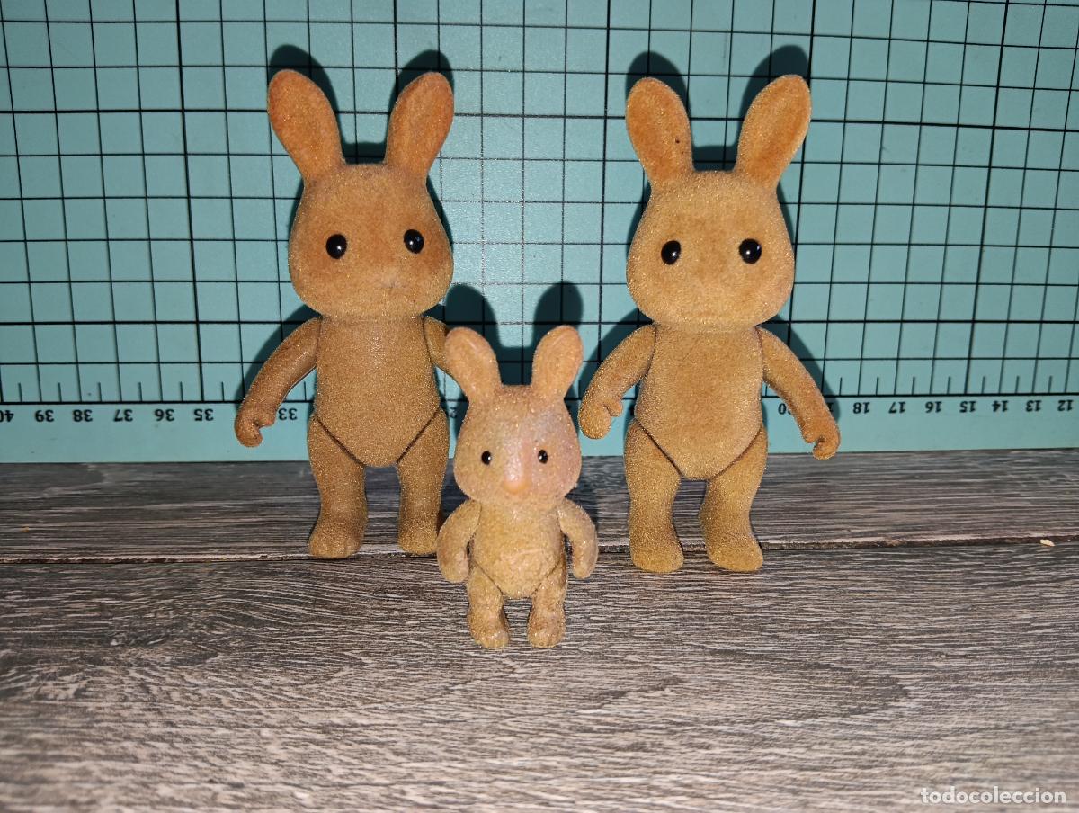 Mu&ntilde;ecas Modernas: Familia Conejos Pap&aacute; Mam&aacute; ni&ntilde;a sylvanian families