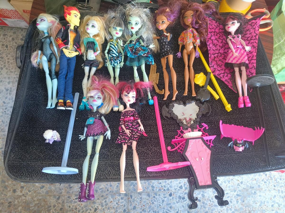 Mu&ntilde;ecas Modernas: Ocasion coleccionistas ! Super Lote de antiguas mu&ntilde;ecas Monster High