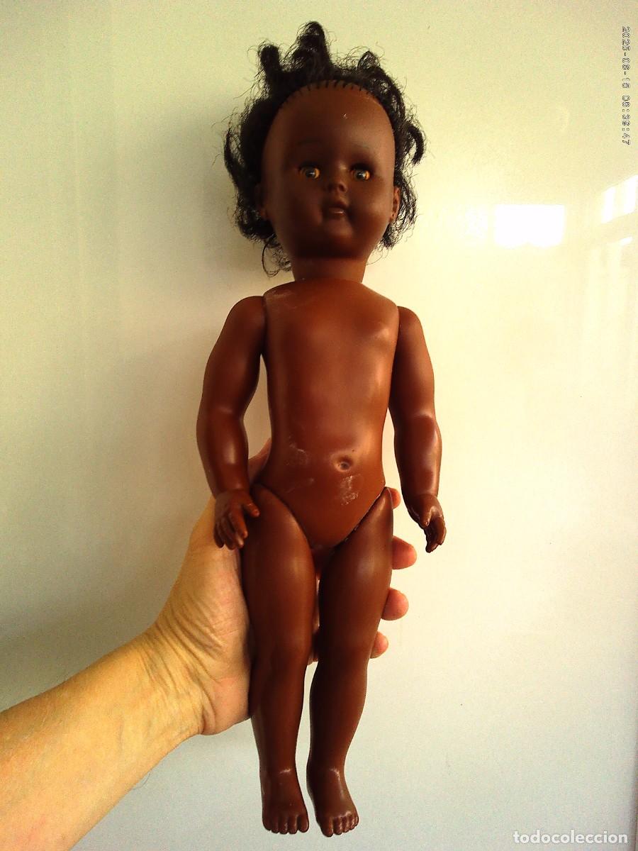Mu&ntilde;ecas Modernas: PRECIOSA Y ANTIGUA MU&Ntilde;ECA NEGRITA DE &uml; UNICA &uml; , BELGIUM ( BELGICA )