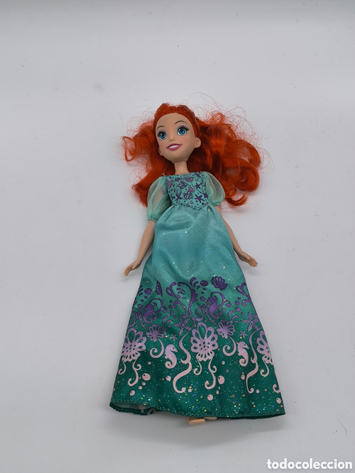 Mu&ntilde;ecas Modernas: Mu&ntilde;eca Ariel Disney vestido verde original princesa colecci&oacute;n