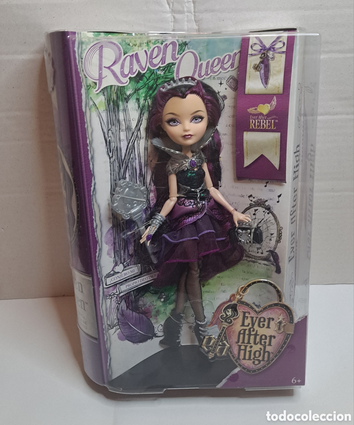 Mu&ntilde;ecas Modernas: RAVEN QUEEN. MU&Ntilde;ECA. NUEVA EN CAJA. MATTEL. 2013. EVER AFTER HIGH. REBEL HIJA MADRASTRA BLANCANIEVES