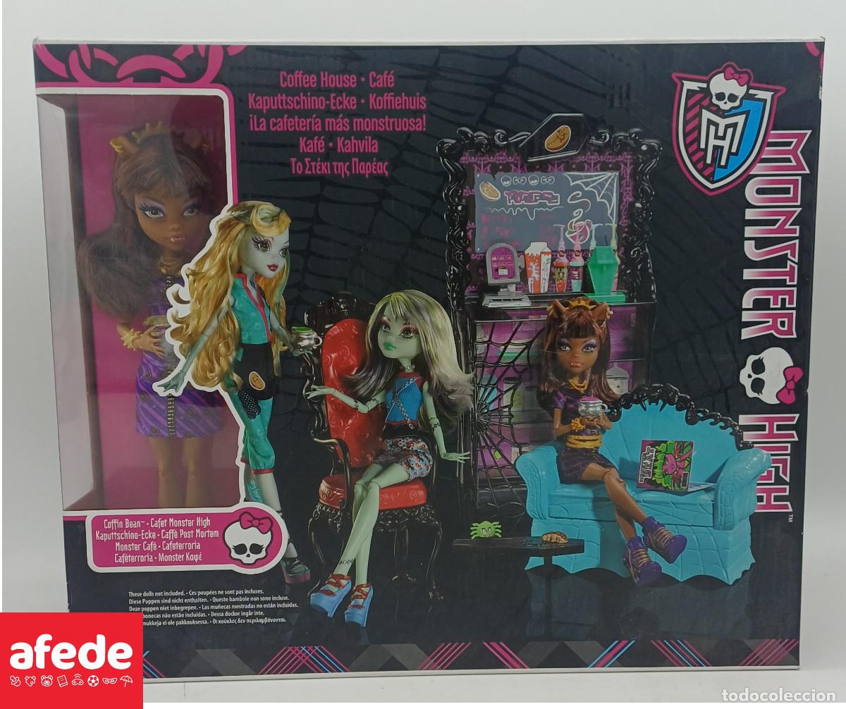 Mu&ntilde;ecas Modernas: MONSTER HIGH - CAFETERROR&Iacute;A - INCLUYE MU&Ntilde;ECA CLAWDEEN WOKF - NUEVA, NUNCA ABIERTA