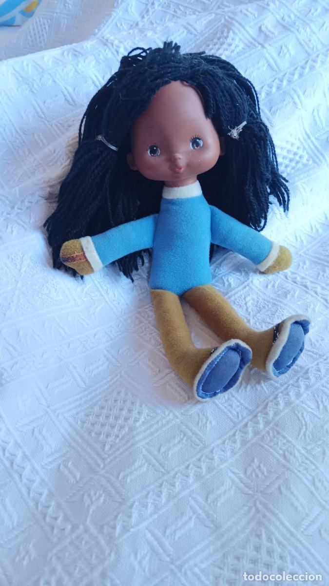 Mu&ntilde;ecas Modernas: PRECIOSA MU&Ntilde;ECA RAINBOW BRITE INDIGO 1983. HALLMARK CARDS. NEGRITA
