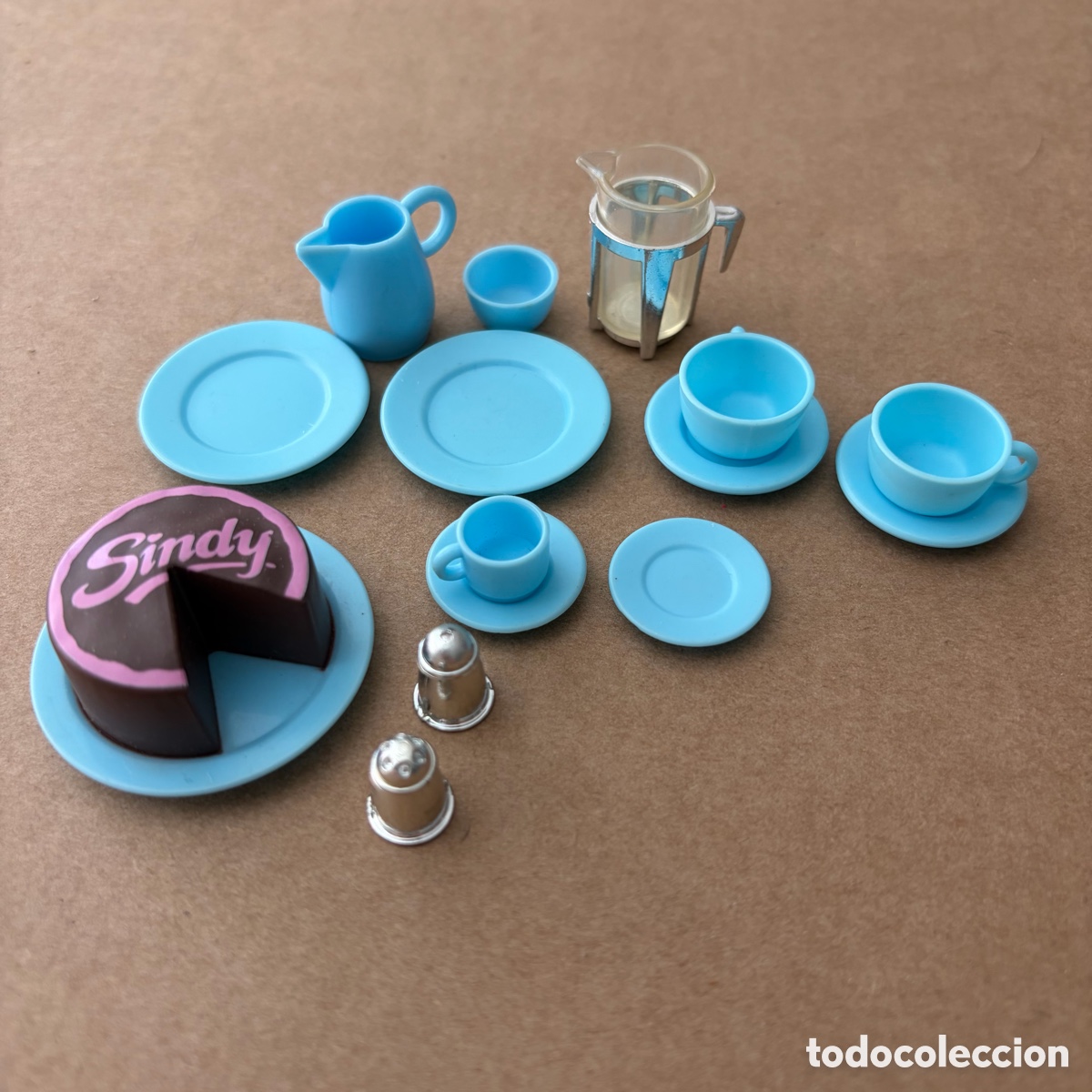 Mu&ntilde;ecas Modernas: Accesorioa Sindy Cafe a&ntilde;os 90 Hasbro