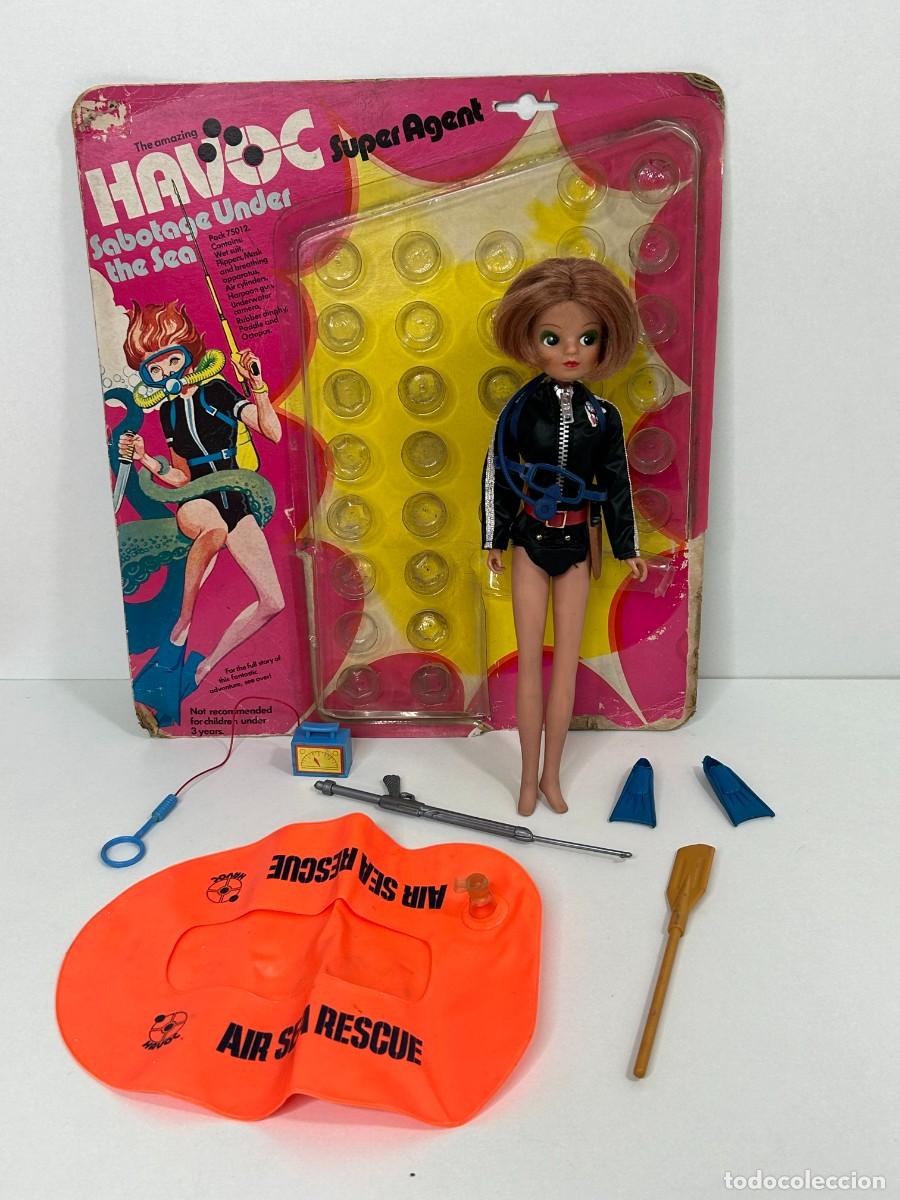 Mu&ntilde;ecas Modernas: ANTIGUA MU&Ntilde;ECA HAVOC AGENTE SECRETO,HAVOC DOLL FLAIR TOYS HONG KONG N&ordm;2
