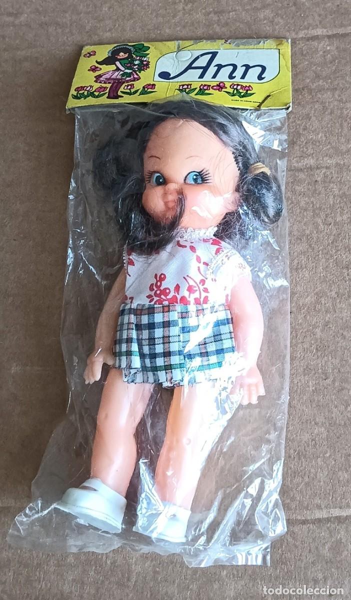 Mu&ntilde;ecas Modernas: Mu&ntilde;eca ANN - Made in Hong Kong - Cabeza de goma cuerpo duro - 16 cm.