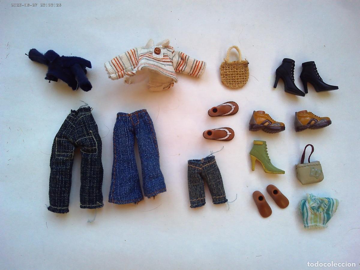 Mu&ntilde;ecas Modernas: LOTE DE 17 PIEZAS Y ACCESORIOS DE LAS MINI MU&Ntilde;ECAS BRATZ , DE LIL&acute;BRATZ